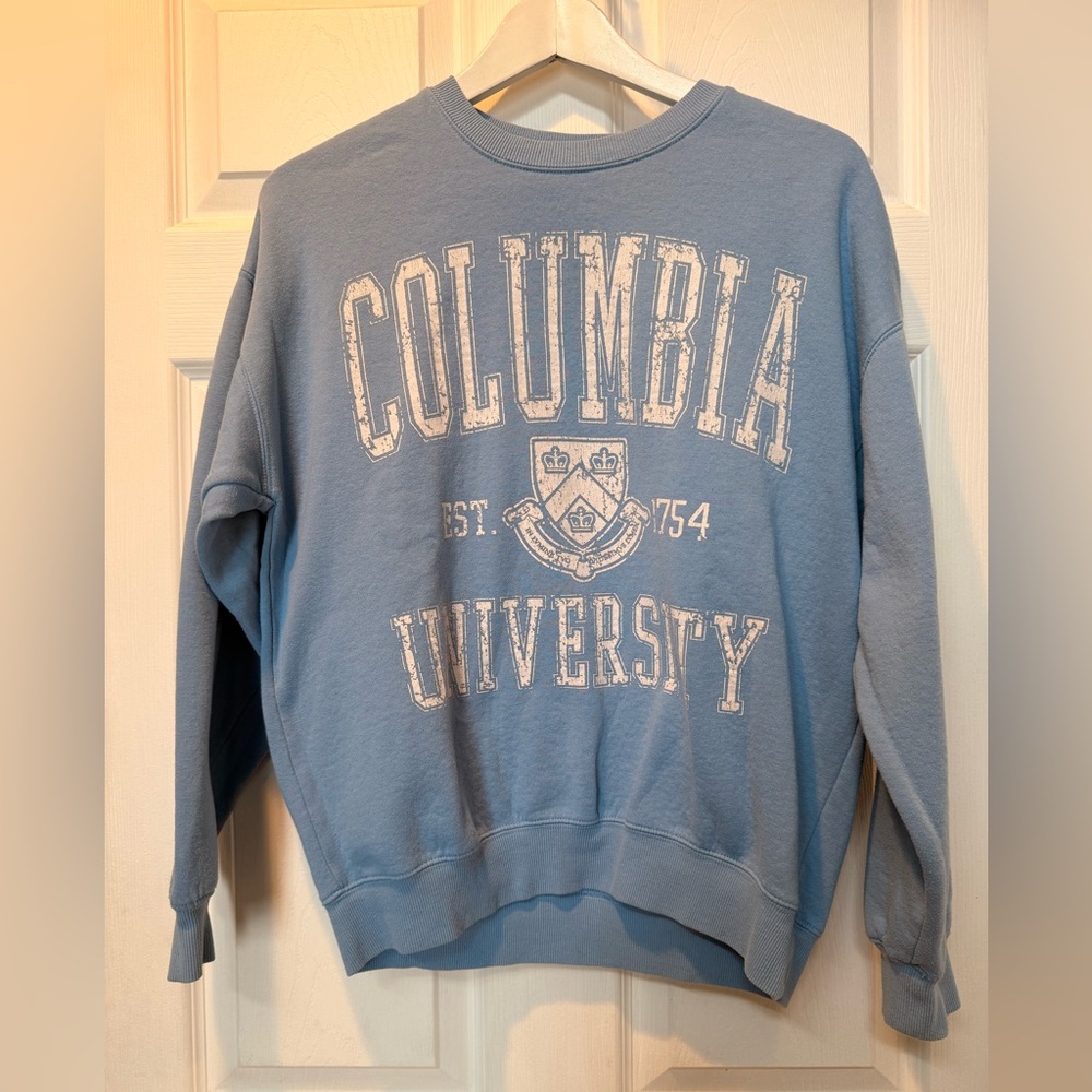 Blue Crew Neck Sweater